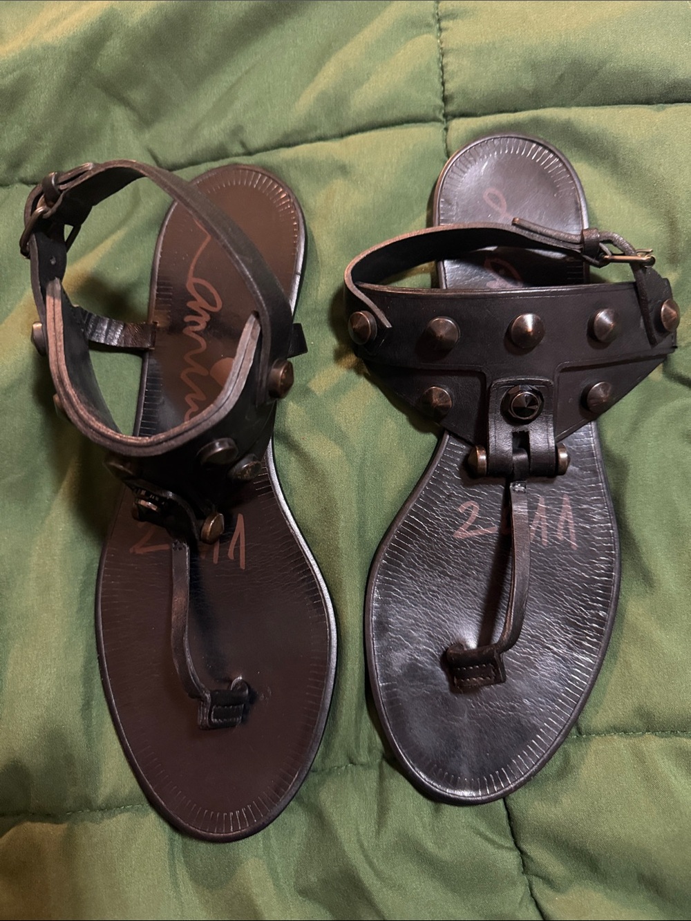 Lanvin black Gladiator Sandals